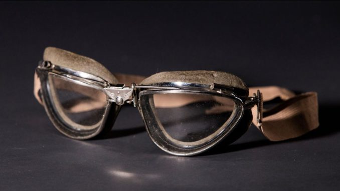 Airmail pilot's goggles.
