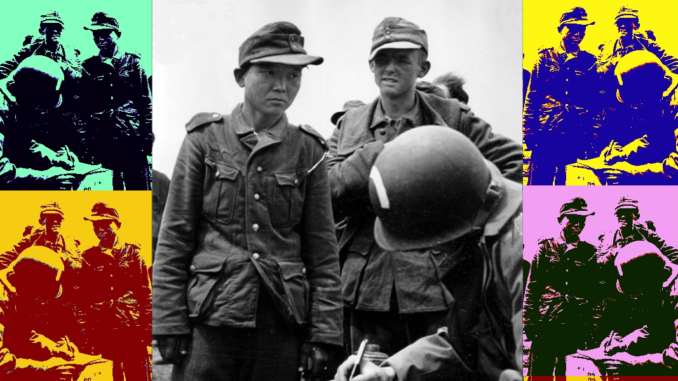 Image reputed to be of Yang Kyoungjong after having been taken prisoner by American forces in Normandy, France, June 1944.